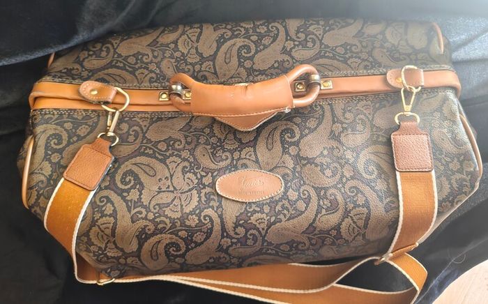 vintage Texier travel/duffel bag