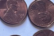 US cent coins 1979 - 2012 x 11 coins