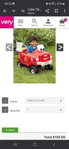 Ride on Fire Engine