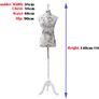 New Womens Tailors Bust Dummy (Floral A) - FREE Delivery Image 3