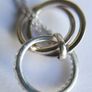 Sterling Silver 925 Cubic Zirconia Polished Triple Circle Pendant and Chain in the original box L 17" - 4,65g Image 8