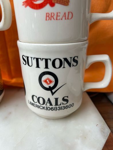 4 Vintage Advertising Coffee /Tea Mugs