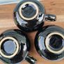 3 x Denby Black Stoneware Mugs/Cups Image 6
