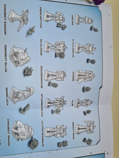 Transformers legacy Behold Galvatron parts set