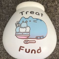 "Treat Fund" Cat Money Box/ Coin Jar