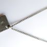 ANTIQUE 1800s Sterling Silver Japan Coin Edo Period Rare Collectible Old Coin as a pendant, chain L 29"  18,62g Image 2
