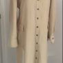 Bnwt beige long sleeve shirt style utility style pockets size 12 Image 3