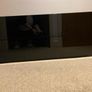 Solid Wood Black Metalic TV Unit with Storage Image 2