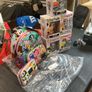 Brand New Lounge Fly Bag and purse And 5 New Funko Pops. Image 4