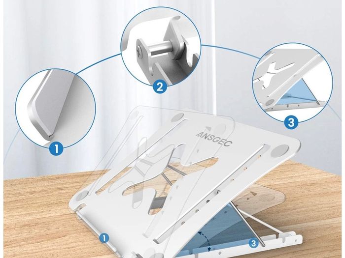 Ergonomic Sturdy Aluminum Laptop Stand