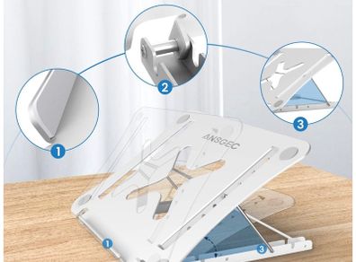 Ergonomic Sturdy Aluminum Laptop Stand