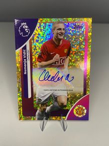 Nemanja Vidic /50 topps autograph - Gold parallel