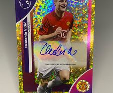 Nemanja Vidic /50 topps autograph - Gold parallel