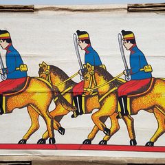 TINPLATE Horse Soldiers -1980's boxed reissue of 1930s moulds - by PAYA of SPAIN
