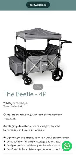Wagon Stroller 4 Seater