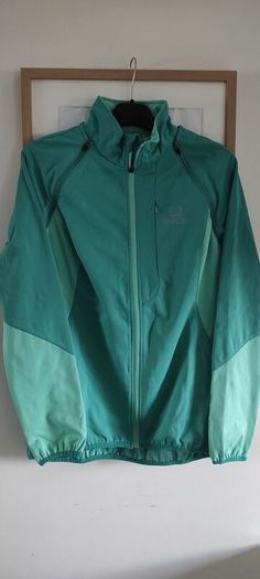 CRIVIT Womens Green Jacket Size 14-16 Zip