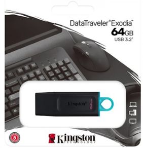 usb key Kingston 64GB Exodia USB 3.2 Gen 1 Flash Drive - DTX/64GB