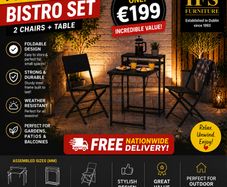 New Patio Set Only 199 Free Delivery