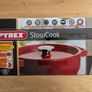 Pyrex SlowCook 3.6L Red Enamelled Cast Iron Casserole Dish Image 2