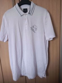 Armani Exchange Mens Polo Top