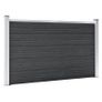Garden Fence WPC 180x105 cm Grey Image 2