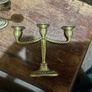 Vintage mini brass candle holders Image 2
