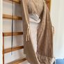 Beige velvet baby cot bumper Image 2