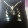 Swarovski Elements Pendant And Earrings Image 2