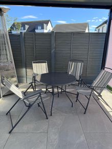 Garden Set   table and 4 chairs