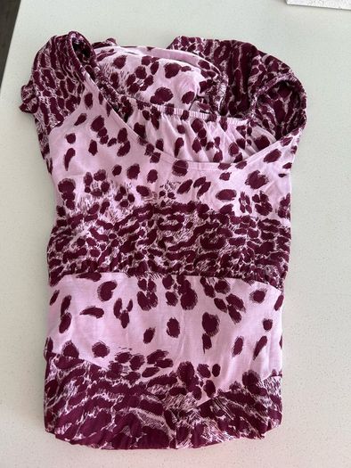 Whistles purple printed dress
