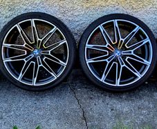 R20 5X120 BMW 930M staggered alloy wheels with tyres