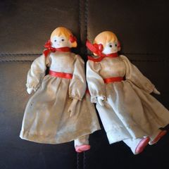 Set of two glass dolls