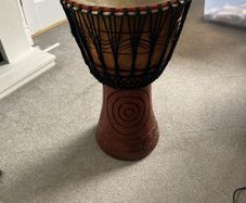 Large handmade djembe