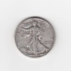 USA, Half Dollar, 1947, 90% silver coin (no. 474)