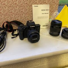 Canon M50 with 3 lenses