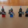 LEGO Castle 10 Vintage Knight Minifigures from 1980s. Largely in good condition. Image 3