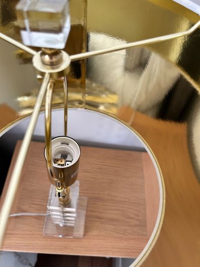 Pair of Glass Table Lamps