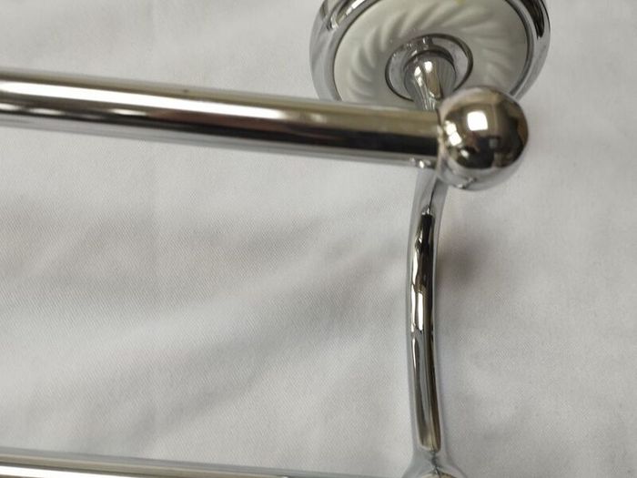 Stainless Steel Vintage Double towel holder
