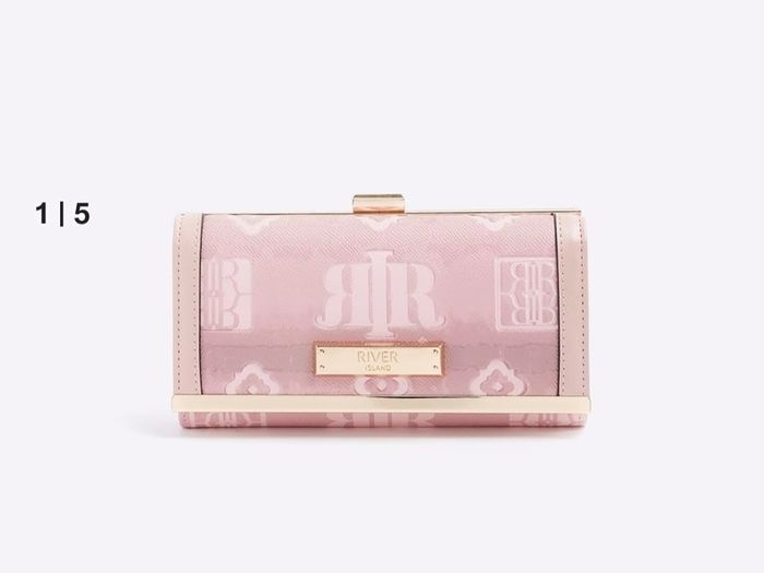 River island pink ombre purse