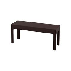 bench Ikea black brown heavy