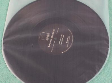 For DEMONSTRATION Only: 25 X 12 Inch DELUXE Anti-static Inner Sleeves With Rounded Bottom (Nagaoka Style)
