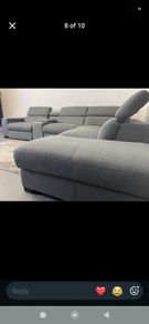 Large corner sofa with storage