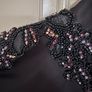 Heavily embellished limited edition exaggerated fringe cape cult piece Image 3