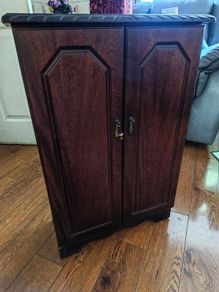 Small mahogany cabinet