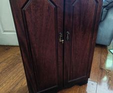 Small mahogany cabinet