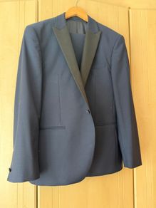 Tuxedo - TM Lewis Navy Tux. Jacket 42s, trousers 34r