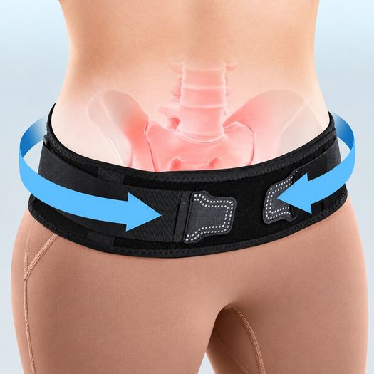 Sacroiliac Support Belt SI Joint Pain Relief Removable 3D Pressure Pad Non Slip  M