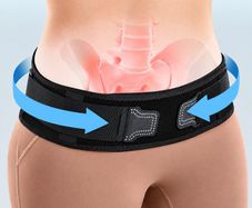 Sacroiliac Support Belt SI Joint Pain Relief Removable 3D Pressure Pad NonSlip  M