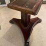 Antique dining table and 6 chairs. Image 5