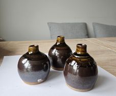Trio of Vintage Stoneware Bottles